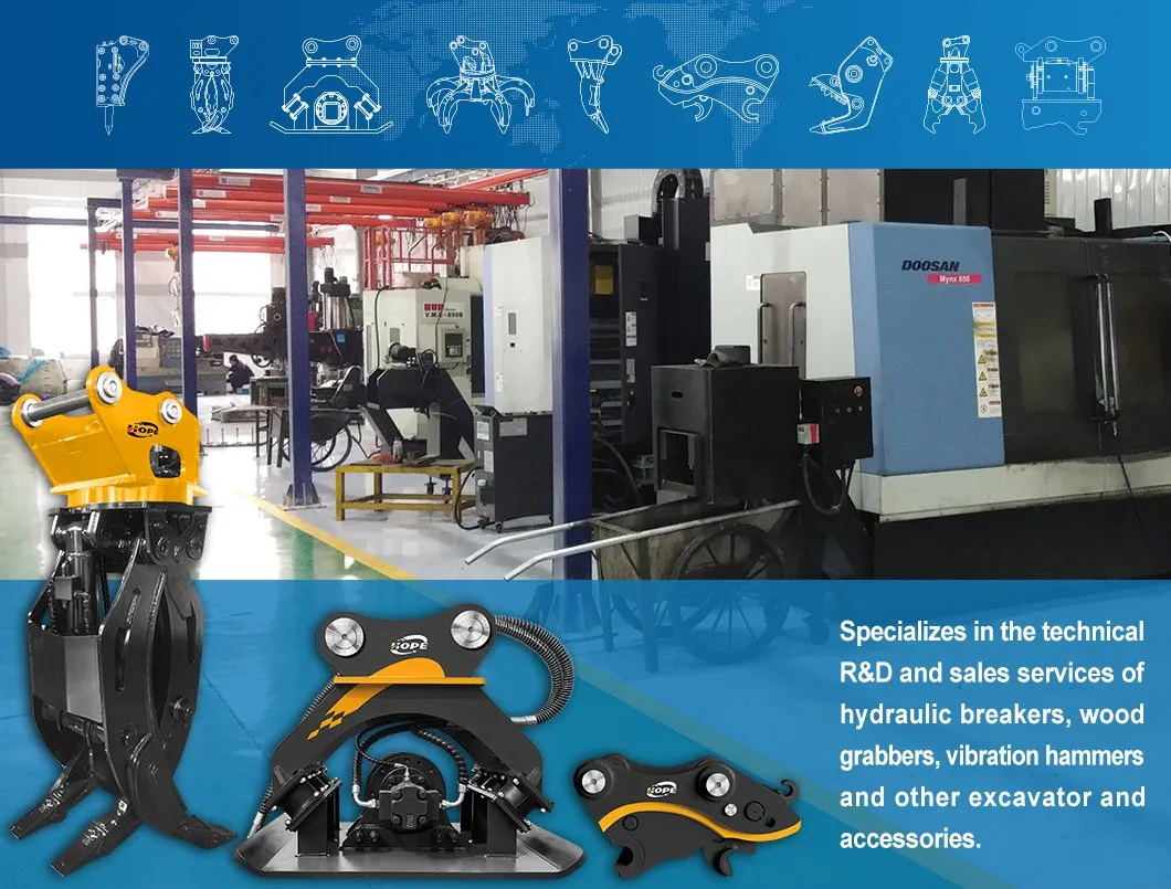 แทน HP-06 รุ่น ไฮดรอลิกการเปลี่ยนแปลงรวดเร็วสําหรับ excavators 18