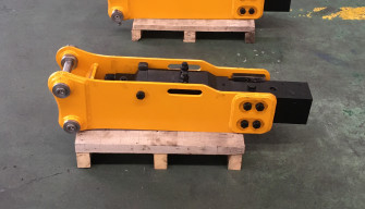 ไฮดรอลิก Excavator Breaker สแตนเลสเหล็ก 0.8 ตัน -2.5 ตัน Sany Doosan Xcmg35