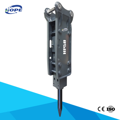 Komatsu Digger Hydraulic Rock Breaker Attachment สแตนเลสสแตนเลส 10-15 ตัน100