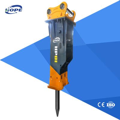 Yantai Hope Hydraulic Breaker กว้าง 140 มิลลิเมตร และยาวรวม 3030 มิลลิเมตร สําหรับการใช้งานหนัก