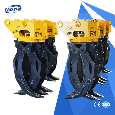 OEM เครื่องขุดไม้แบบไฮดรอลิก จับถังแนบ 25ton-32ton