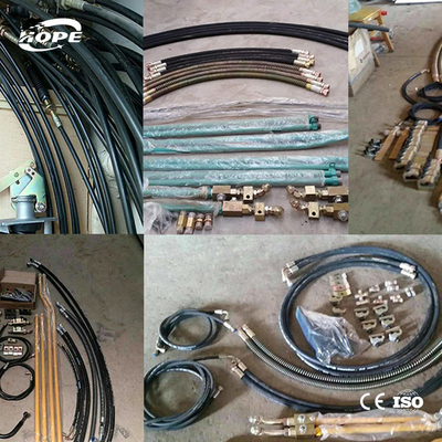 เครื่องขุดหิน Breaker Piping กล่องยืดหยุ่น ท่อเหล็กเหนียว ท่อประกอบงาน หัวส่วน ท่อผสม